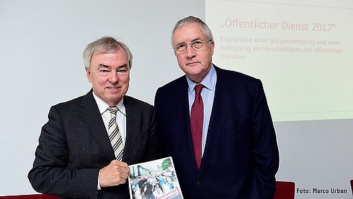 Klaus Dauderstädt und Manfred Güllner