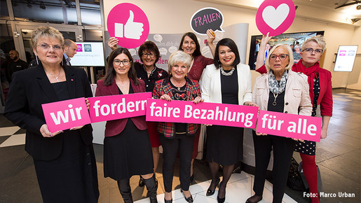 Frauen Aufruf zum Gewerkschaftstag