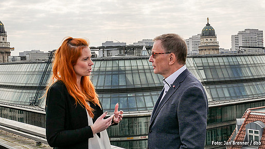 Karoline Herrmann im Gespräch mit Horst-Günther Klitzing