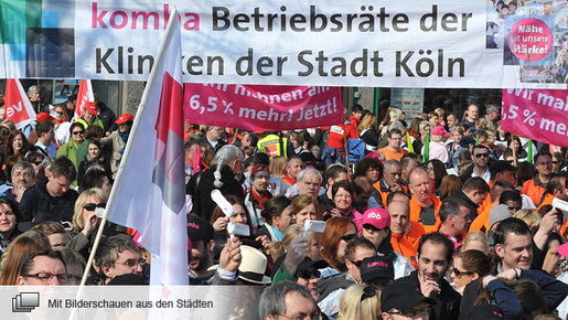 Landesweite Warnstreiks des öffentlichen Dienstes in NRW Landesweite Warnstreiks des öffentlichen Dienstes in NRW