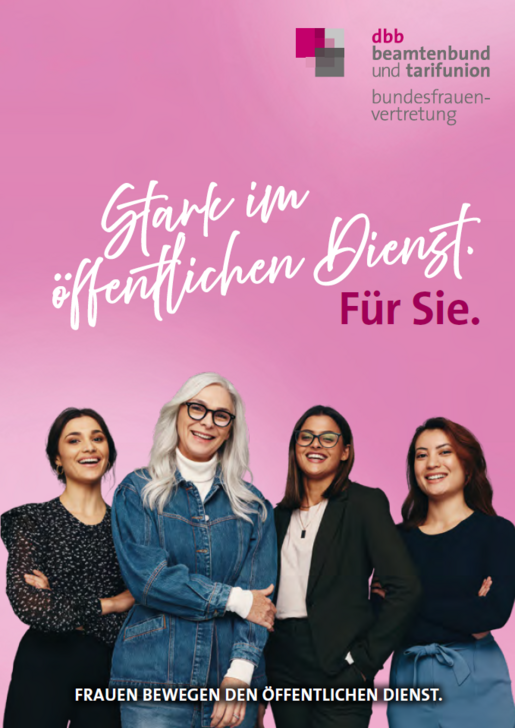 Das neue Imagebooklet der dbb bundesfrauenvertretung Das neue Imagebooklet der dbb bundesfrauenvertretung