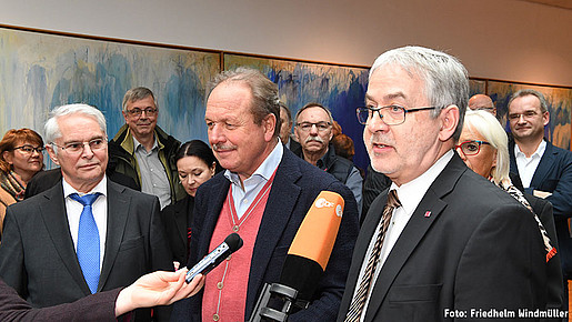 Pressekonferenz in Potsdam