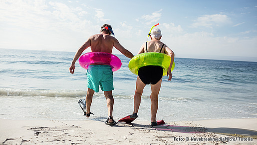 Senioren am Strand