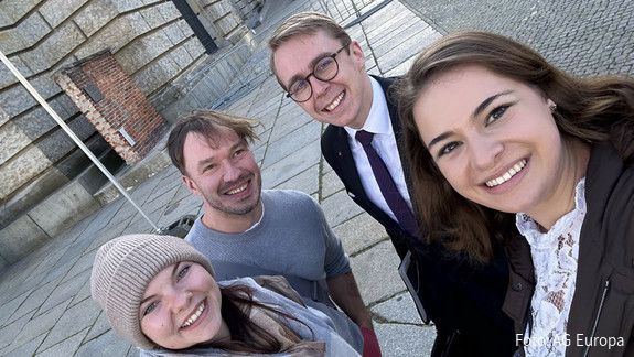 Europäischer Abend, Videodreh, Europäischer Abend: Diese Themen standen bei der ersten Präsenzsitzung der AG Europa auf dem Programm.