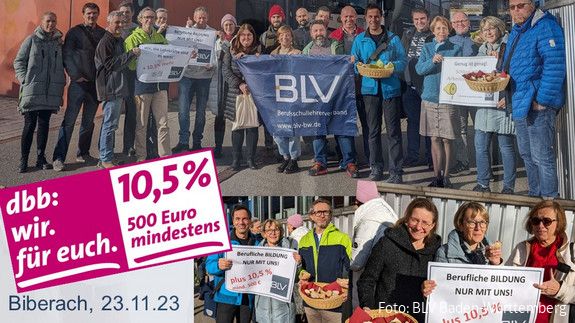 BLV, Baden-Württemberg, Tarifforderungen, Einkommensrunde Länder 2023
