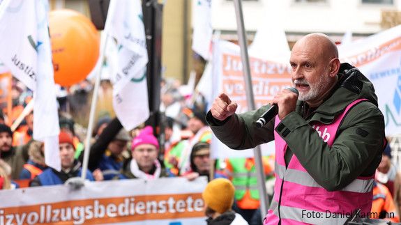 Nürnberg Demo, Einkommensrunde TV-L 2023, dbb, Volker Geyer