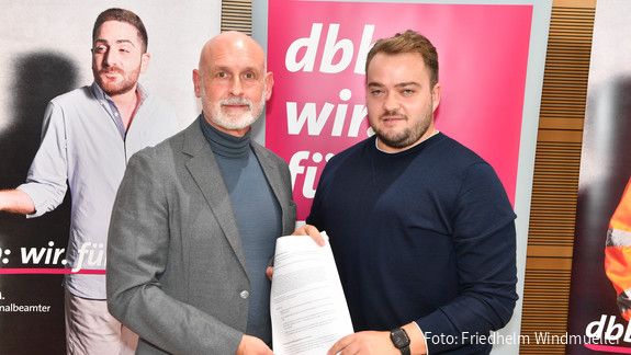 Volker Geyer (links) und Matthäus Fandrejewski Volker Geyer (links) und Matthäus Fandrejewski