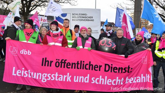 Einkommensrunde 2023, Tarifverhandlungen, dbb schleswig-holstein, Kiel
