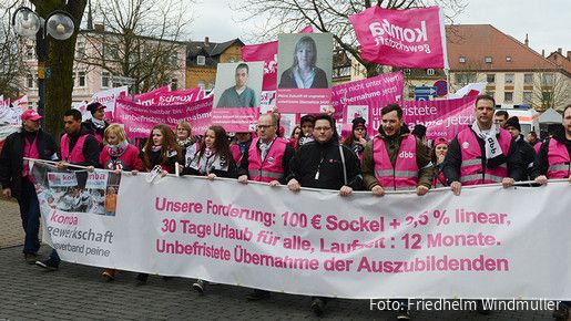 Warnstreik in Peine