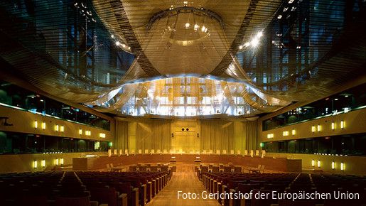 Großer Sitzungssaal des Europäischen Gerichtshofes