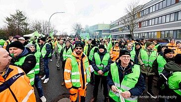 Autobahn-Beschäftigte bestreiken den Elbtunnel