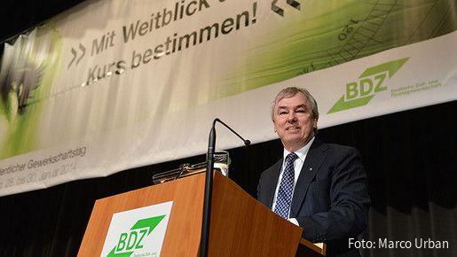 Klaus Dauderstädt beim BDZ-Gewerkschaftstag Klaus Dauderstädt beim BDZ-Gewerkschaftstag