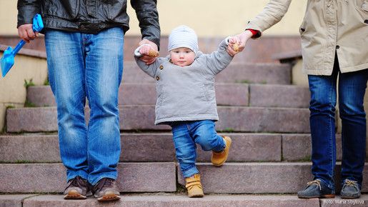 outdoors, girl, people, person, young, park, love, parent, father, family, mother, lifestyle, woman, day, man, boy, city, town, urban, support, happy, holding, hands, walking, child, steps, stairs, aged, playing, development, little, foot, son, european, jeans, three, kid, baby, together, parenting, parenthood, legs, offspring, toddler, cone, grandson, teaching, grandparents, stride, going