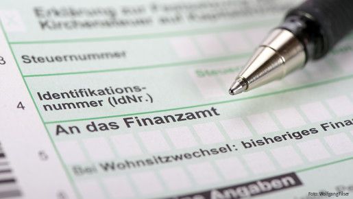 Formular für Steuererklärung ans Finanzamt