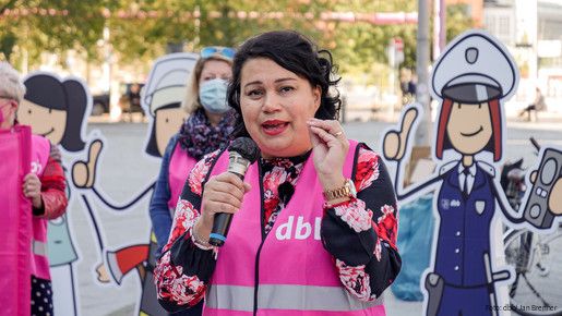 Einkommensrunde 2021: Protest der dbb frauen