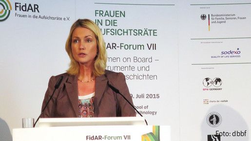 Manuela Schwesig beim FidAR-Forum