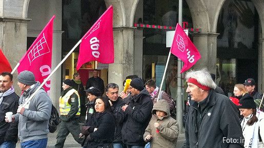 Solidaritätsdemonstration für die CFM-Beschäftigten