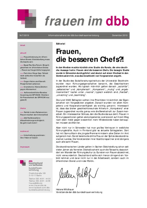 Ausgabe Nr. 07, Dezember 2019